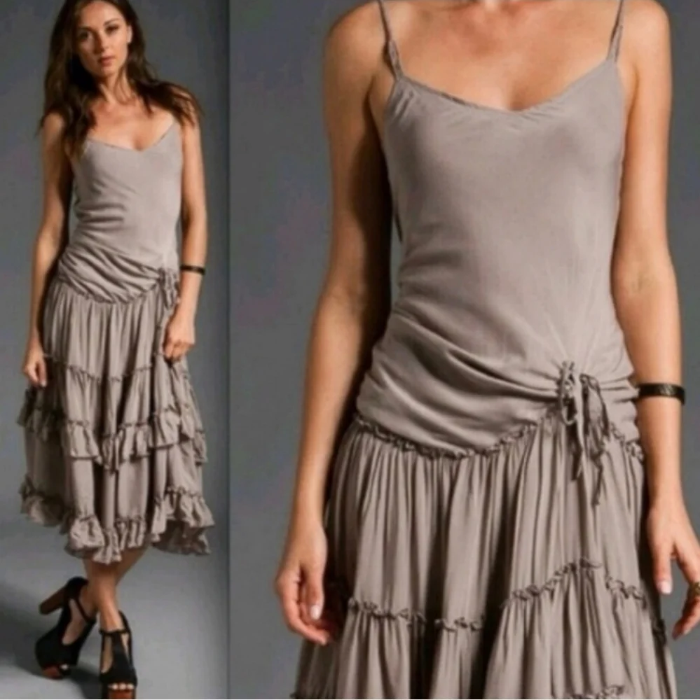 Free People Boho Ruffle Maxi Dress - Picture 5 of 8